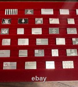 The American Flags of The Revolution 64 Mini Ingot by The Franklin Mint 1976