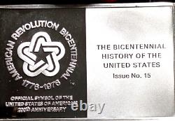 The Bicentennial History Of The United States Series Issue No. 15 Sterling Silver