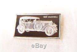 The Centennial Car Mini-Car Sterling Silver Ingot Collection by Franklin Mint
