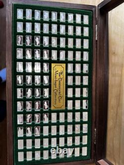 The Centennial Car Mini Ingot Collection 100 Cars Sterling Silver Withpapers