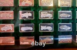The Centennial Car Mini-Ingot Collection Franklin Mint with Box and book