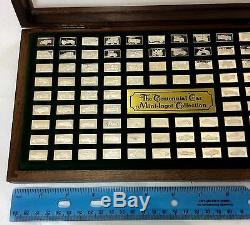 The Centennial Car Mini Silver Ingot Collection in Original Showcase