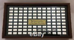 The Centennial Car Mini Silver Ingot Collection in Original Showcase