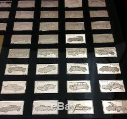 The Centennial Car Mini Silver Ingot Collection in Original Showcase