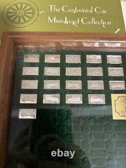 The Centennial Car Sterling Silver Mini-Ingot Collection/ Franklin Mint/ 1975