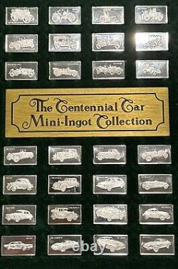 The Centennial Car Sterling Silver Mini-Ingot Collection/ Franklin Mint/ 1975