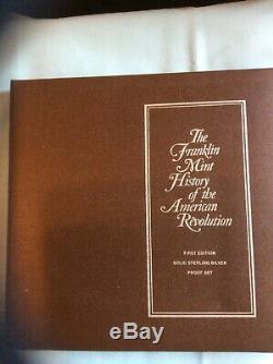 The F M History Of The American Revolution, 50 Solid Sterling Silver Proof set