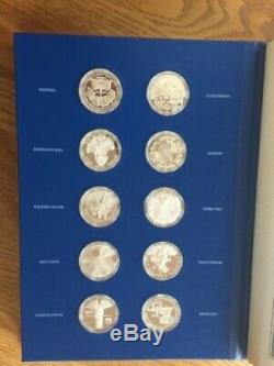 The Fifty-State Bicentennial Medal Collection 50OZ Sterling Silver Franklin mint