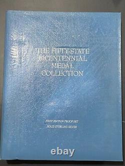 The Fifty State Bicentennial Silver Medal Collection Franklin Mint 49.16 ASW