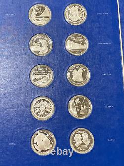 The Fifty State Bicentennial Silver Medal Collection Franklin Mint 49.16 ASW