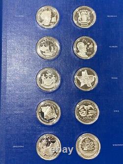 The Fifty State Bicentennial Silver Medal Collection Franklin Mint 49.16 ASW