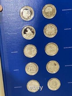 The Fifty State Bicentennial Silver Medal Collection Franklin Mint 49.16 ASW