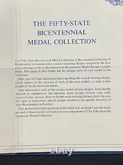 The Fifty State Bicentennial Silver Medal Collection Franklin Mint 49.16 ASW