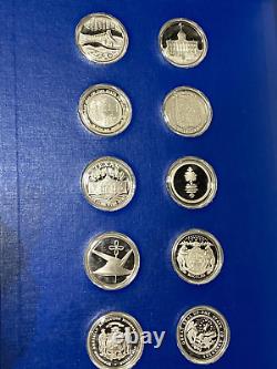 The Fifty State Bicentennial Silver Medal Collection Franklin Mint 49.16 ASW