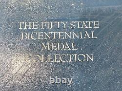 The Fifty State Bicentennial Silver Medal Collection Franklin Mint 49.16 ASW