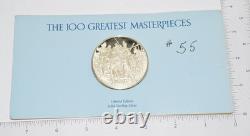 The Franklin Mint 1973 Proof Sterling Silver Coin #55 The Night Watch 2.12oz