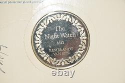 The Franklin Mint 1973 Proof Sterling Silver Coin #55 The Night Watch 2.12oz The Franklin Mint 1973 Proof Sterling Silver Coin #55 The Night Watch 2.12oz