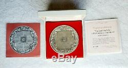 The Franklin Mint 1974 Annual Calendar / Art Medal / Sterling Silver