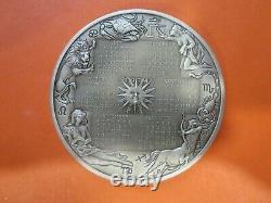 The Franklin Mint 1974 Calendar/ Art Medal 10 oz. Sterling Silver