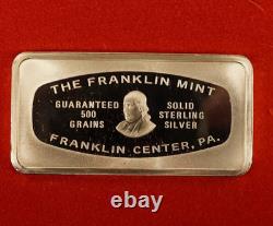 The Franklin Mint 1974 Christmas Ingot Weighs 33grs / 500 Grains Sterling Silver