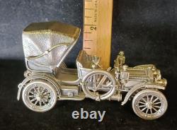 The Franklin Mint- 200g Sterling Silver -1904 Mercedes Simplex-Silver Car Mini