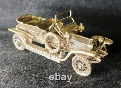 The Franklin Mint- 202g Sterling Silver-1907 Rolls Royce- Silver Miniature Car