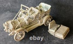 The Franklin Mint- 234g Sterling Silver- 1907 Thomas Sixty Horse Flyer-Silvercar