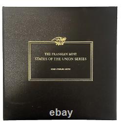 The Franklin Mint 50 States of the Union Series Silver Coin Proof Set