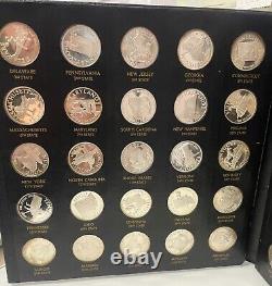 The Franklin Mint 50 States of the Union Series Silver Coin Proof Set