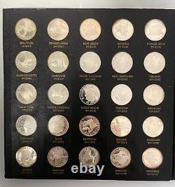 The Franklin Mint 50 States of the Union Series Silver Coin Proof Set