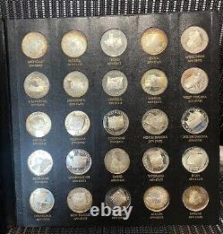 The Franklin Mint 50 States of the Union Series Silver Coin Proof Set