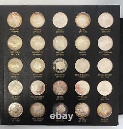 The Franklin Mint 50 States of the Union Series Silver Coin Proof Set