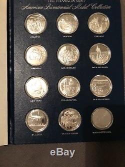 The Franklin Mint American Bicentennial Medal Collection 12 PC STERLING SILVER