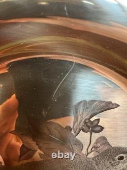 The Franklin Mint Audubon John James Audubon Wood Thrush Sterling Silver Plate