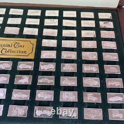 The Franklin Mint Centennial Car 100 Mini-Ingot Collection Sterling Silver. 925