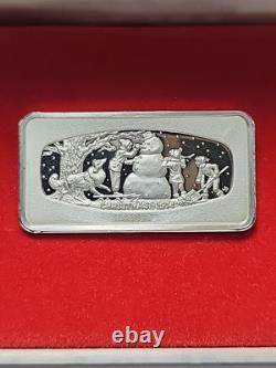 The Franklin Mint Christmas Ingot 1974, Sterling Silver. Rm637