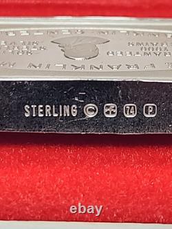 The Franklin Mint Christmas Ingot 1974, Sterling Silver. Rm637