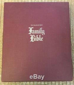 The Franklin Mint Family Bible withSterling Silver Cover King James Version