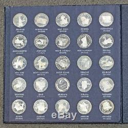 The Franklin Mint Fifty States of the Union Series Sterling Silver Proof Set