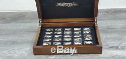 The Franklin Mint Mercedes-benz Anniversary Silver Ingot Collection 1886-1984