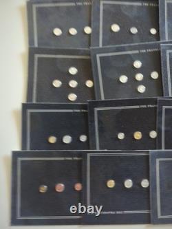 The Franklin Mint Miniature USA Coin Type Set All Sterling Silver New 142 Pcs