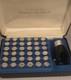 The Franklin Mint Presidential Mini-coin Set First Edition Silver W Magnify Lens