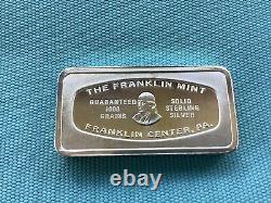 The Franklin Mint Solid Sterling Silver Mississippi Bank Bar 2.32 Oz