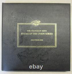 The Franklin Mint States of the Union Sterling Silver Proof Medals Complete Set