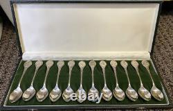 The Franklin Mint Sterling Silver 12-Spoon Set