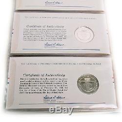 The Franklin Mint Sterling Silver Bicentennial Medals Proof
