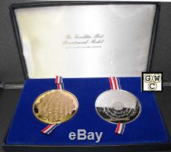 The Franklin Mint Sterling Silver and Bronze Bicentennial Medal Set (OOAK)