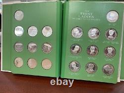 The Franklin Mint-The First Ladies of the United States Sterling Silver Medals