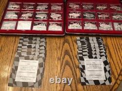 The Franklin Mint The Greatest Corvettes Of All Time 24 Silver Bars 1953-1997