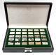 The Franklin Mint The Official Gem-ingots 30 Pc. Sterling Silver Set With Jewels